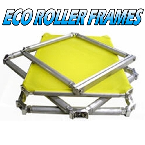 Printer's Edge Aluminum Screen Printing Frame - 20 x 24 x 1 1/4, Yellow,  230 mesh